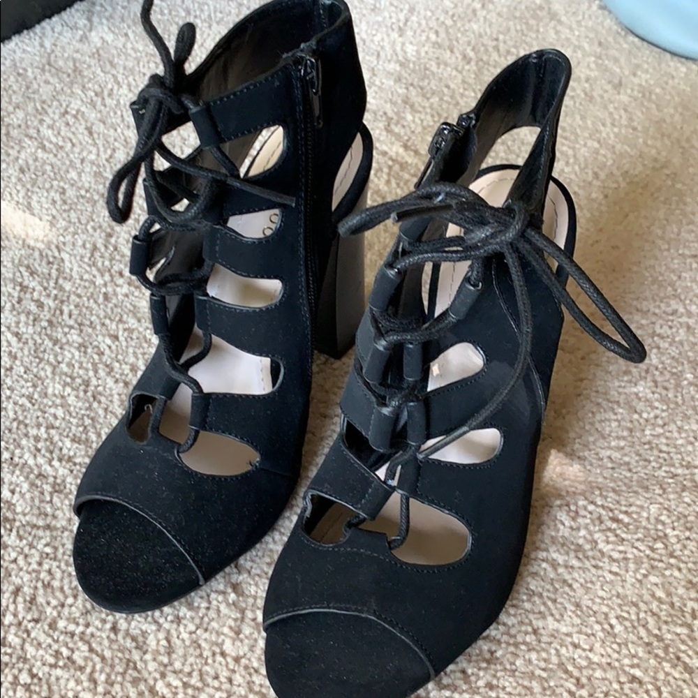 Black heels